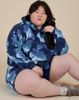 Heavyweight Oversized Hoodie - Blue Magic Waters