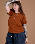 Burly Tee - Burnt Terracotta