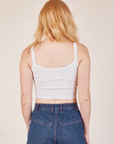 Cropped Cami in Vintage Tee Off-White back view on Margaret