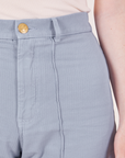 Heritage Westerns in Perwinkle front close up on Hana