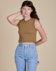 Muscle Tee in Desert Brown on Alex