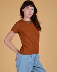 The Organic Vintage Tee - Burnt Terracotta