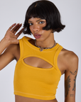 Porthole Tank - Mustard Yellow