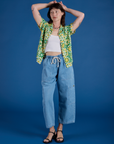 Spring Quilt Print Pantry Button-Up