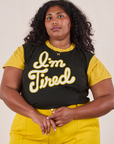 Anniversary Tee in I’m Tired on Morgan