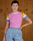 Calypso Tee - Bubblegum Multi