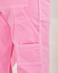 Carpenter Jeans in Bubblegum Pink pockets close up