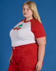 Produce Raglan Tee - Cherry