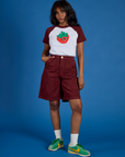 Produce Raglan Tee - Strawberry