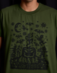 Vintage Tee in Papercut front close up on Anthony