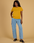 The Organic Vintage Tee - Mustard Yellow