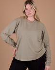 Long Sleeve Burly Tee - Khaki Grey