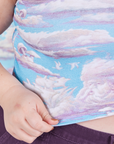 Cropped Tank in Cloud Kingdom close up on Ashley