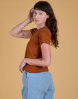 The Organic Vintage Tee - Burnt Terracotta