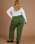 Railroad Denim Work Pants - Gross Green Overdye