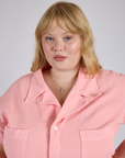 Short Sleeve Jumpsuit - Baby Pink