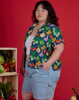 Veggie Village Pantry Button-Up