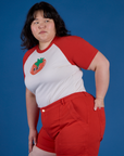Produce Raglan Tee - Tomato