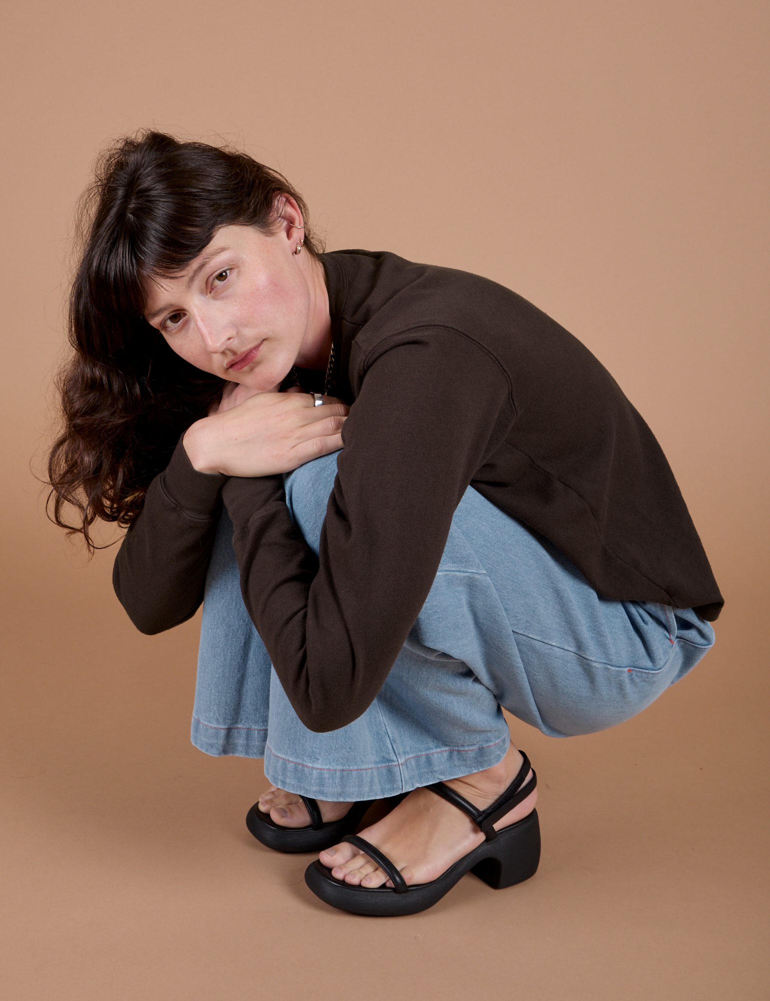 Long Sleeve Burly Tee - Espresso Brown