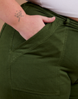 Organic Work Pants - Evergreen