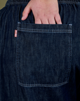 TRY-A-STYLE - Denim Drop Pocket Pants - Dark Wash *FINAL SALE*
