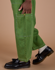 TRY-A-STYLE - Denim Drop Pocket Pants -Green Overdye *FINAL SALE*