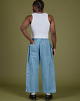 TRY-A-STYLE - Denim Drop Pocket Pants - Light Wash *FINAL SALE*