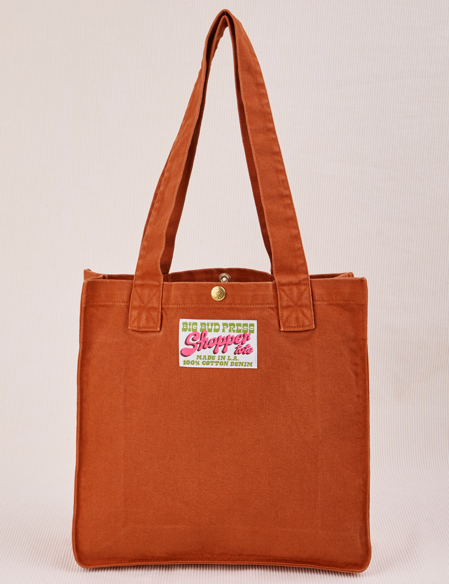 Shopper Tote Bag in Burnt Terracotta