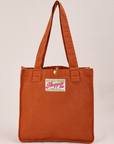 Shopper Tote Bag in Burnt Terracotta