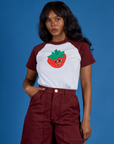 Produce Raglan Tee - Strawberry