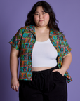 *PRE-ORDER* Halloween Icons Pantry Button-Up