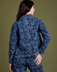 Back view of Lazy Daisy Work Jacket on Alex
