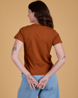 The Organic Vintage Tee - Burnt Terracotta