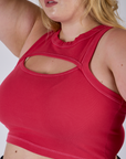 Porthole Tank - Hot Pink