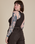 Racerback Tank - Espresso Brown