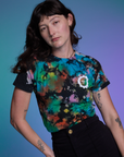 Classic Tee in Rainbow Magic Waters worn by Alex
