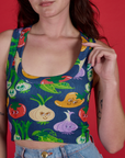 Cropped Tank - Veggie Village