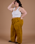 Drop Pocket Cargo Pants - Spicy Mustard