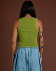 Icon Cropped Tank - Green Heart
