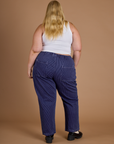 Railroad Denim Work Pants - Faded Grape Overdye