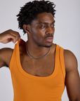 Cropped Tank Top - Creamsicle Orange