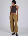 Drop Pocket Cargo Pants - Desert Brown