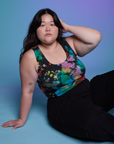 Rainbow Magic Waters Cropped Tank worn by Ashley
