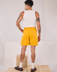 Trouser Shorts - Mustard Yellow