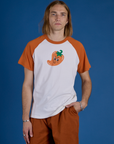 Produce Raglan Tee - Habanero