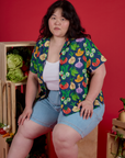 Veggie Village Pantry Button-Up