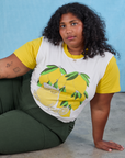 Anniversary Tee in Lemon on Morgan