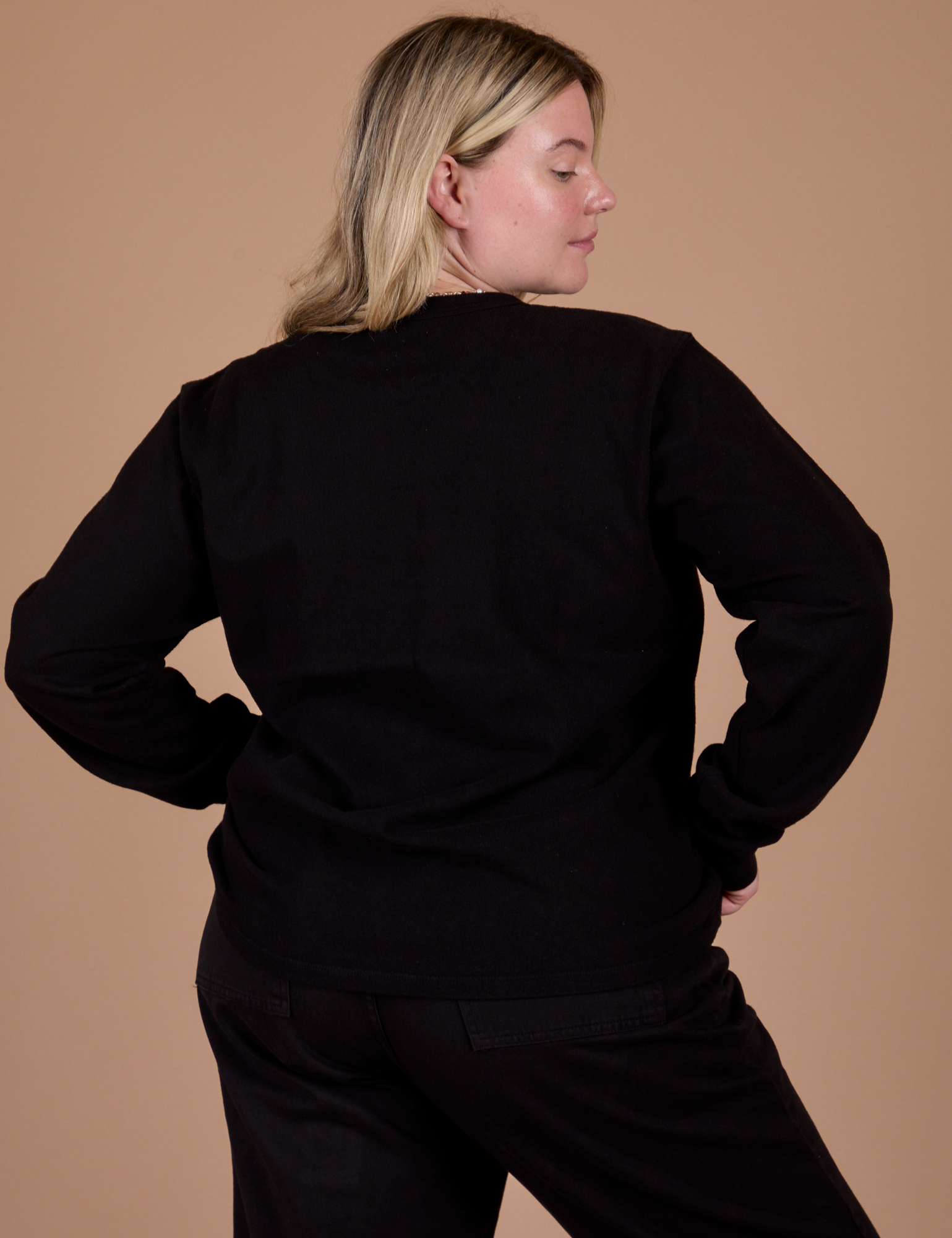 Long Sleeve Burly Tee - Basic Black
