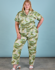 Ocean and Sky Jumpsuit on Juliet
