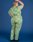 Spring Quilt Print Jumpsuit